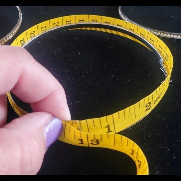 NEW 2 Big Rhinestone Hoop Earrings- Silver & Gold - Picture 4 of 5